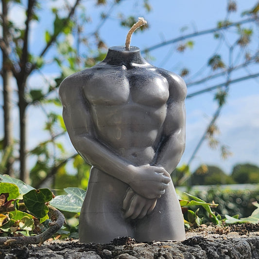Shy Modest Nude Man